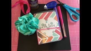 DIY Dollar tree pocket size travelers notebook// no laminator needed