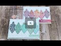 How to Heat Emboss!  Quick, Ombre Christmas Card You can Make with a Punch!