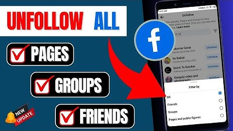 How To Unfollow All On Facebook At Once