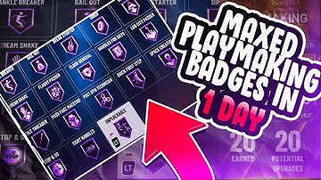 *NEW* FASTEST WAY TO GET MAXED PLAYMAKING BADGES ON NBA 2K20! MAXED BADGES IN ONE DAY!😱🔥