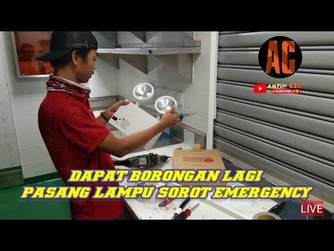 Berikut adalah Cara Mudah Pasangan lampu exit emergency di plafon seperti apa Cara Pemasanganya sila. 