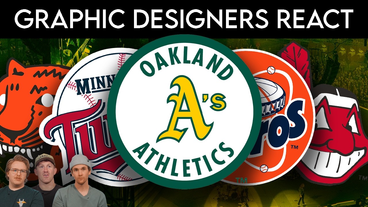 Graphic Designers React to MLB Logos (Major League Baseball
