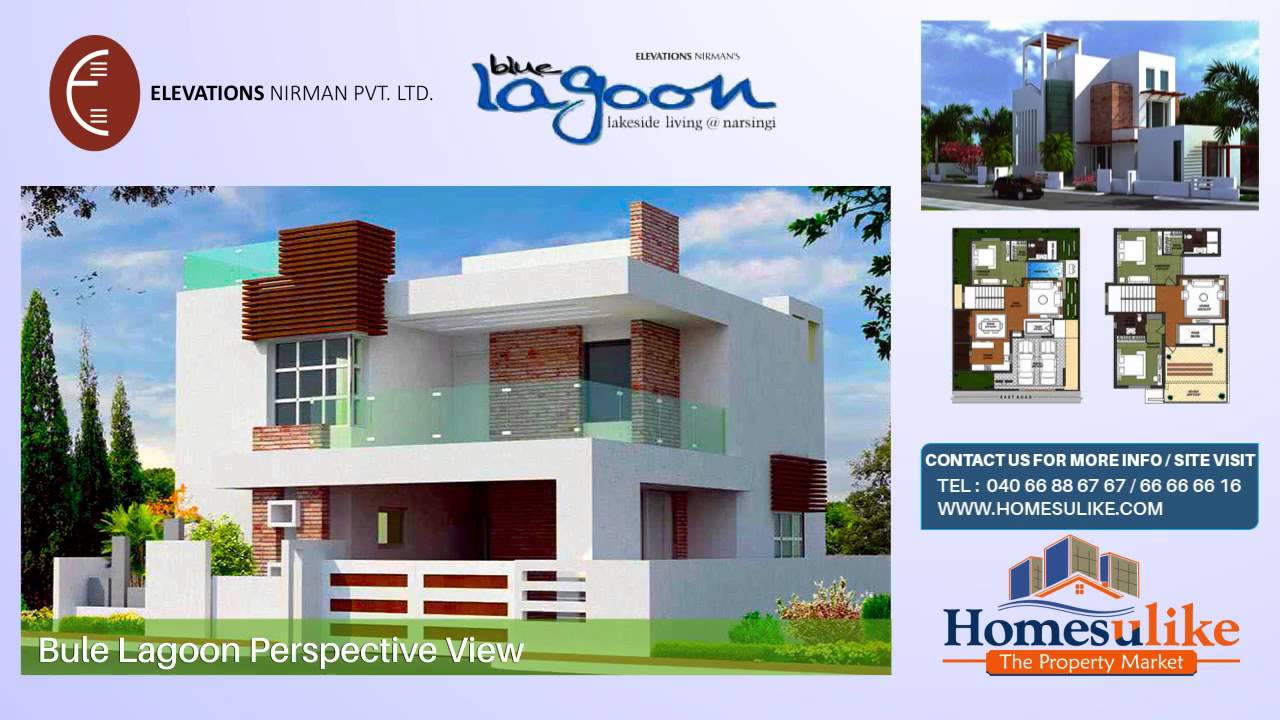 Independent house villa for sale in manikonda at homesulike on blue lagoon