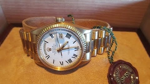 Setting a Rolex President (Non-Quick Set)
