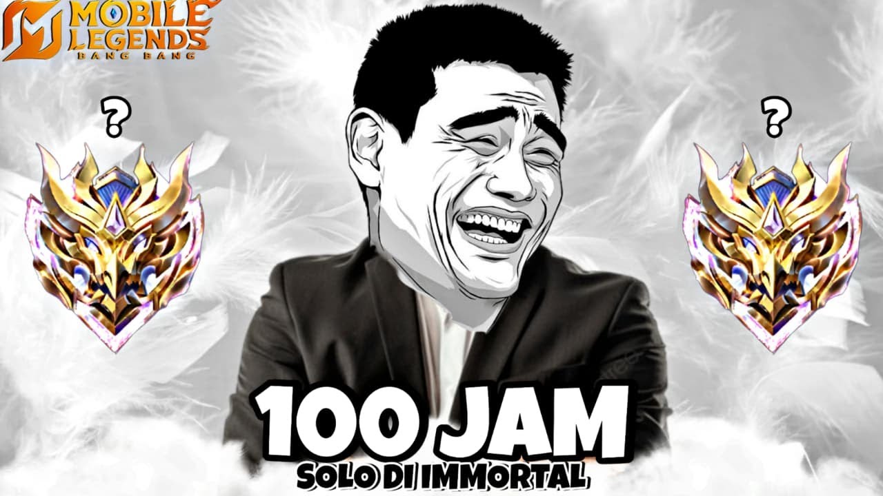 100 Jam Mobile Legends tapi Solo Only di Mythic Immortal
