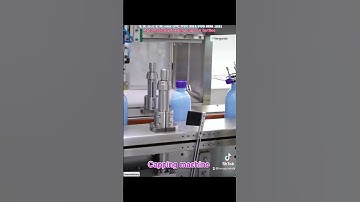 Automatic capping machine, which plays an important role in the packaging production line. #capping