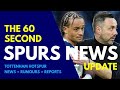 THE 60 SECOND SPURS NEWS UPDATE: De Zerbi on Xavi, 57.17% Chance of Relegation, U21s, "Have to Win!"