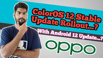 ColorOS 12 Stable Update Rollout...? | ColorOS 12 Update List..? | Android 12 Update | Techqee Emmi