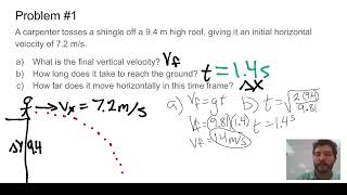 Projectile Problem Examples