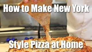 New York Style Pizza Recipe - How to Make NY Style Pizza at Home