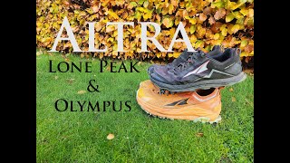 Hiking Shoes - Altra Lone Peak & Olympus