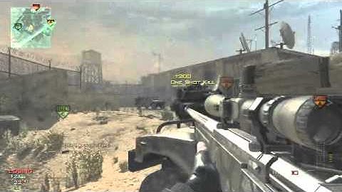 MW3 Quick Scope Collateral+Reaper Multikill