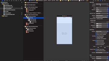 Week 3. Static Table View