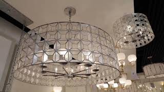 Match Highlights Kalco Lighting  " Natural Capiz Shell Collection "
