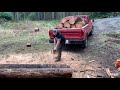 Ported Pioneer p38 - unstoppable firewood bucking machine