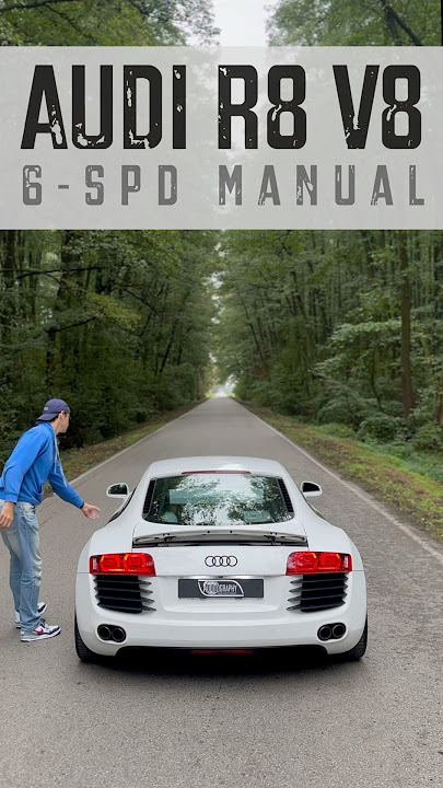 Alone in the forest with the Audi R8 gated manual - The legend | #audi #r8 #savethemanuals