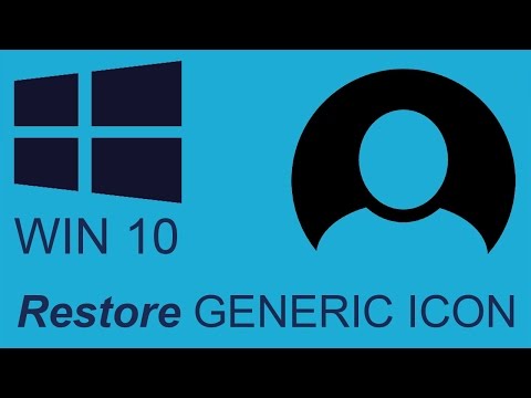 How to Restore Default User Account Picture in Windows 10