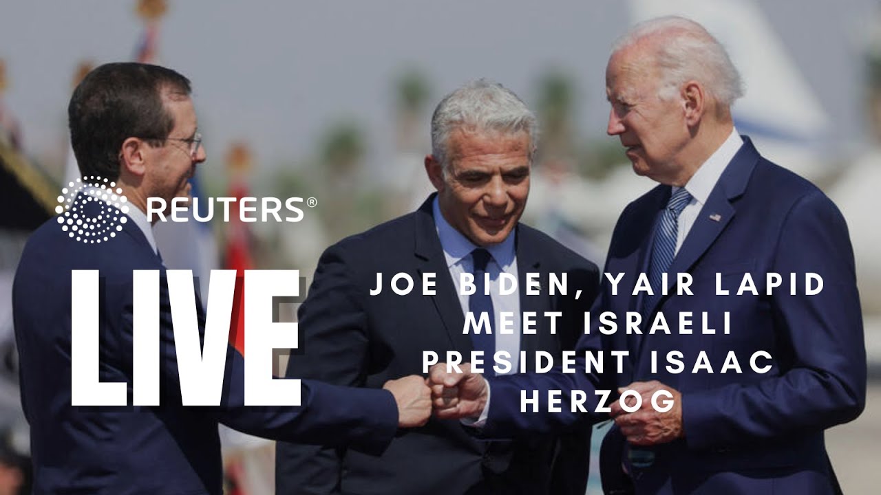 LIVE: Joe Biden, Yair Lapid meet Israeli President Isaac Herzog