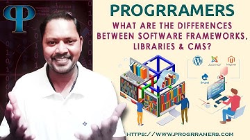 What are the difference among Frameworks, Libraries & CMS?