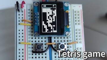 How to make a Tetris game using , an Arduino nano , and a oled display | haysam official creater