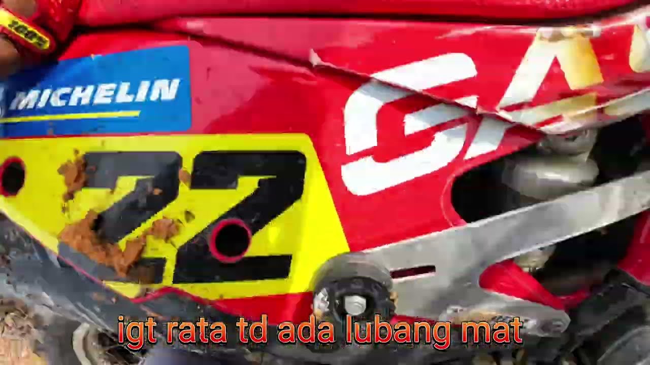 Saja cari sakit ptg ptg ni#subscribe #motocross #enduro #komen #share 