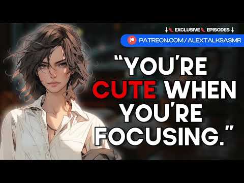[F4M] Cozy rainy study date with your tomboy girlfriend [cafe ambience] [jazz] [2 HOURS] ASMR