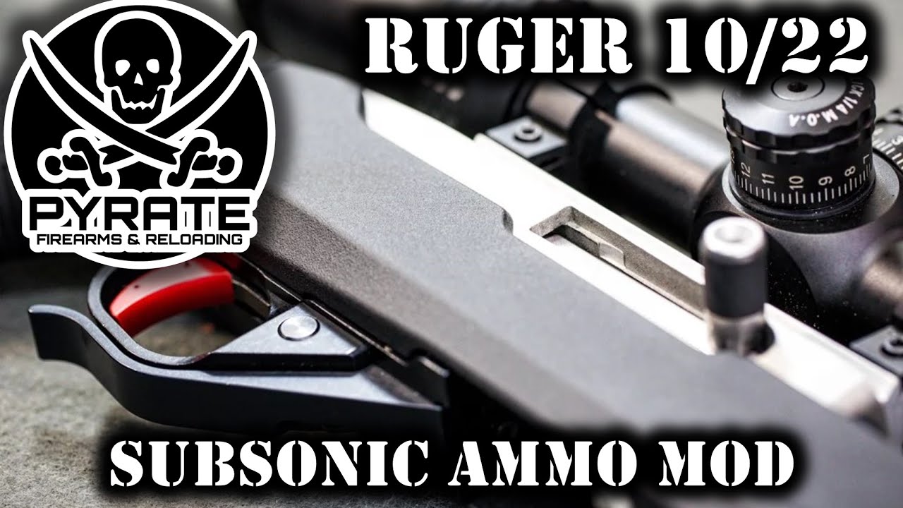 Reliably Cycle Subsonic Ammo in a Ruger 10/22 - The Best Way to Fix It