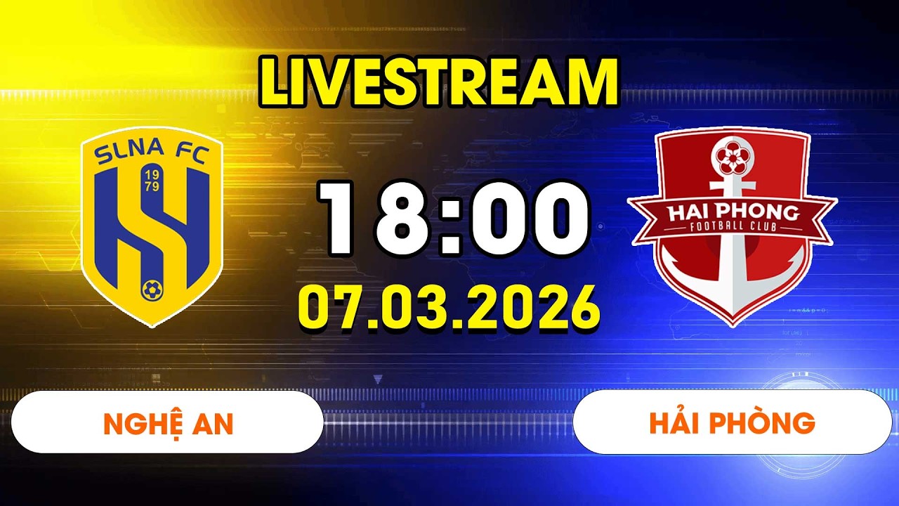🔴 Sông Lam Nghệ An vs Hải Phòng FC | Va chạm nảy lửa, kịch tính bùng nổ
