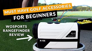 Must have Golf Accessories for Beginners  Wosports Golf Rangefinder H100 Review