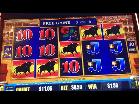 New Raging bull slot machine and MORE!!