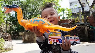 Đồ Chơi K-H-Ủ-N-G L-O-N-G Cổ Dài Và Xe Container Chở Hàng Vận Chuyển Trò Chơi - Chichi Tv