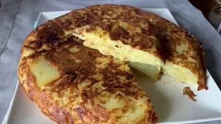 طورطية البطاطس الاصلية Tortilla Espagnole 🍽😋