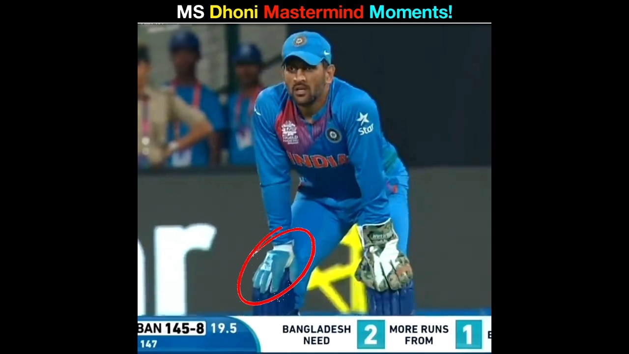 MS Dhoni High IQ Moments! 
