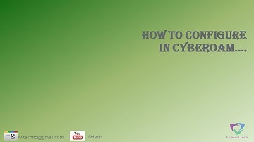How to configure cyberoam