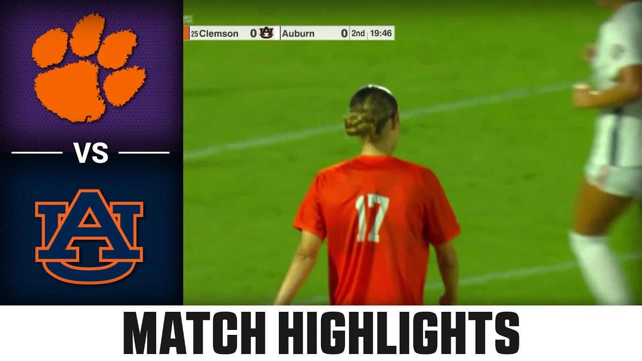 Clemson vs. Auburn Match Highlights | 2026 ACC Women's Soccer
