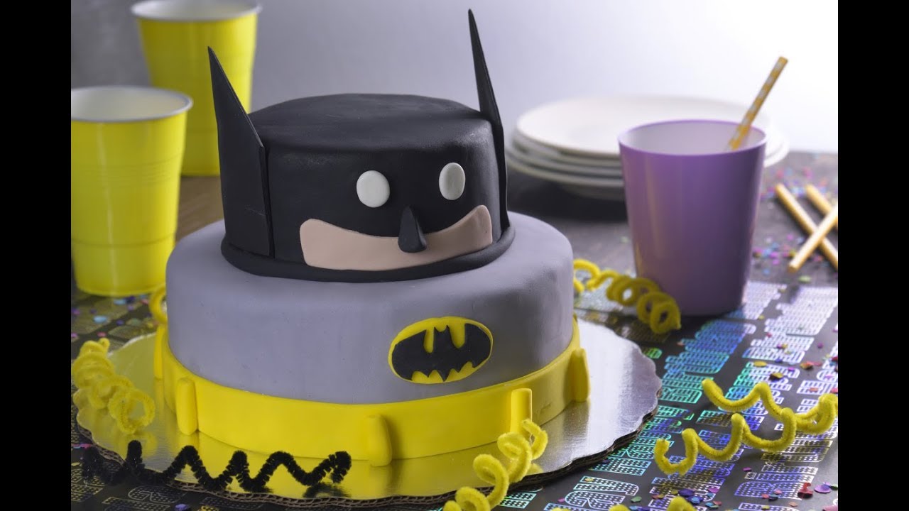 Manualidad Pastel de Batman | Pastel de Fondant - YouTube