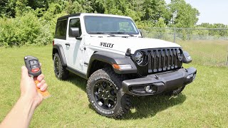 2022 Jeep Wrangler Willys 4X4 | Start Up, Walkaround, Test Drive and Review