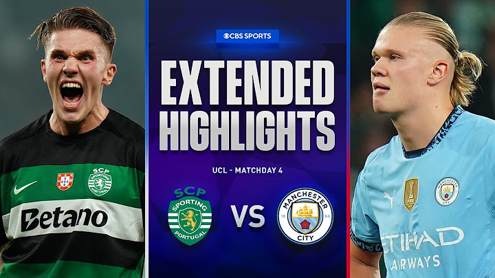 Sporting CP vs. Man. City: Extended Highlights | UCL League Phase MD 4 | CBS Sports Golazo