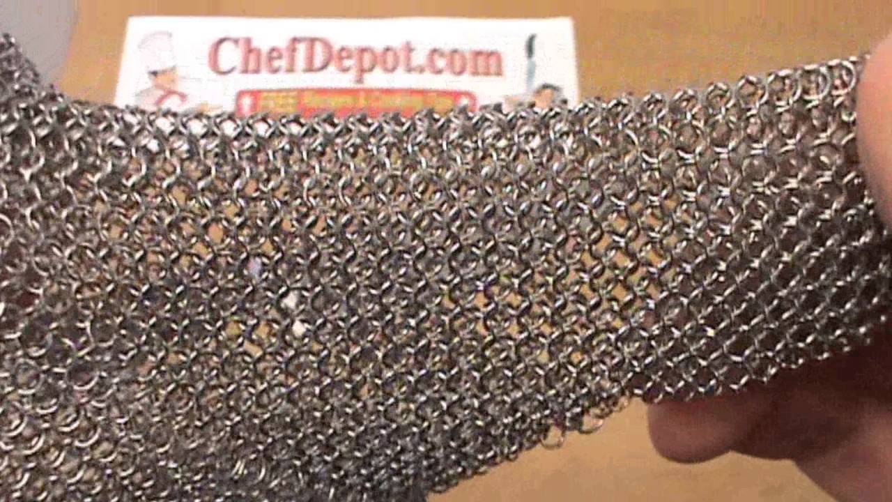 steel mesh gloves kitchen YouTube