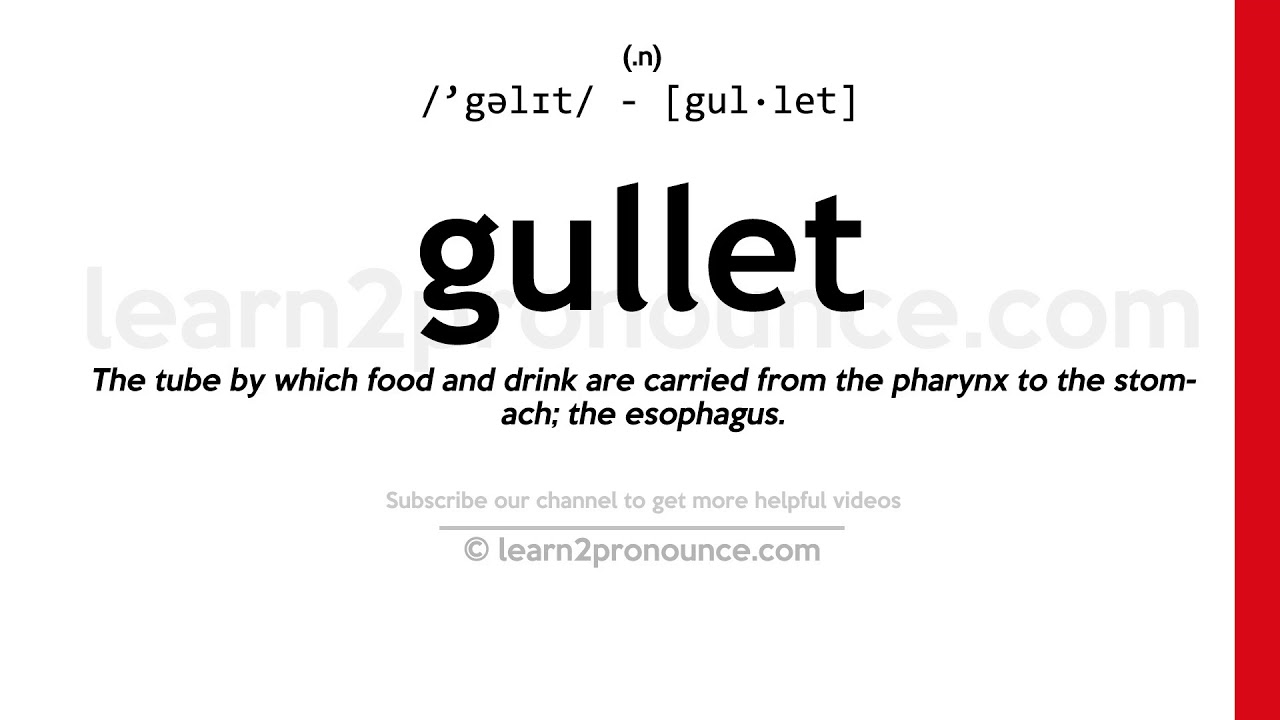 gulet pronunciation