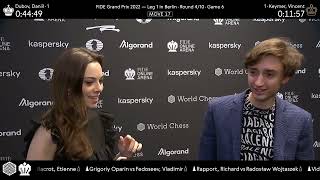 "I have fired my seconds many times"- Daniil Dubov after R4 of the FIDE Grand Prix 2022
