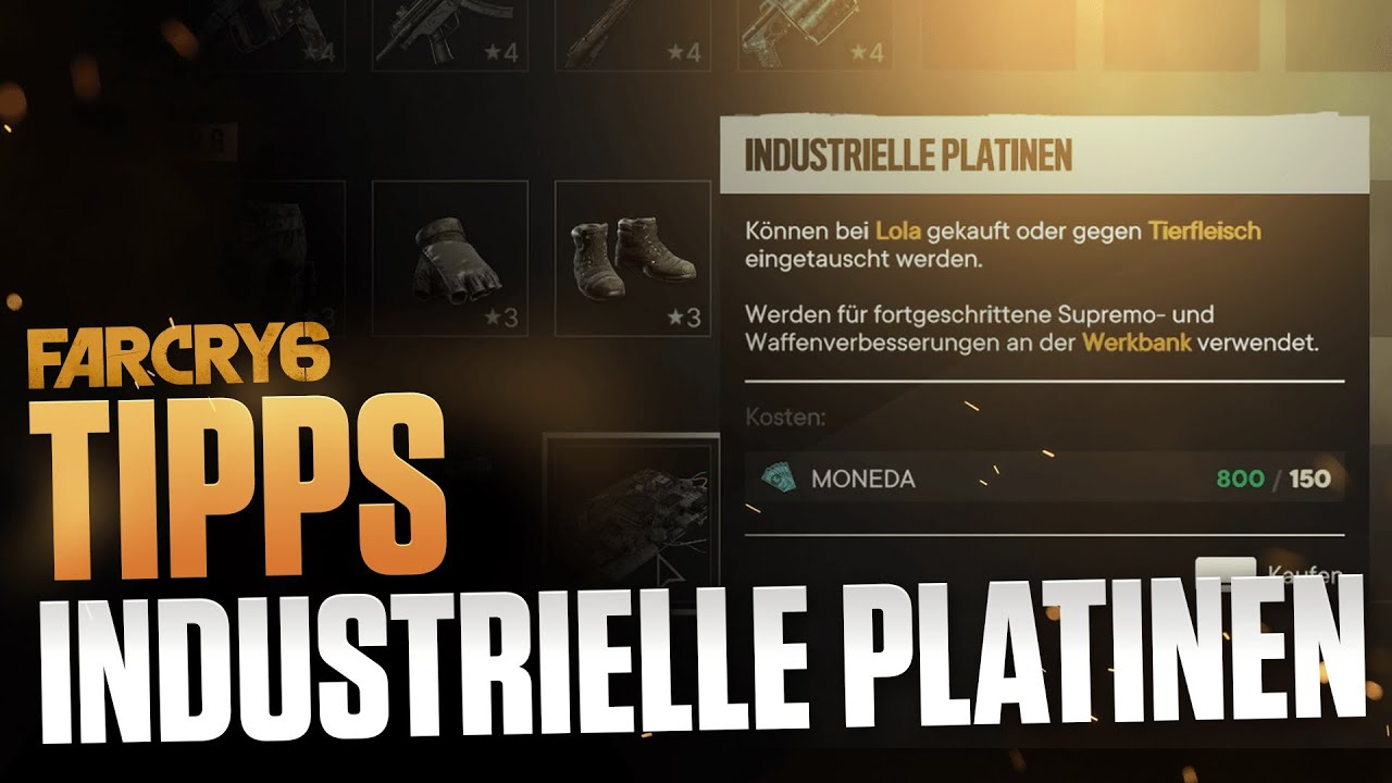 Far Cry 6 Tipps Und Tricks Deutsch Industrielle Platinen rasend schnell Farmen - Far Cry 6 Tipps und