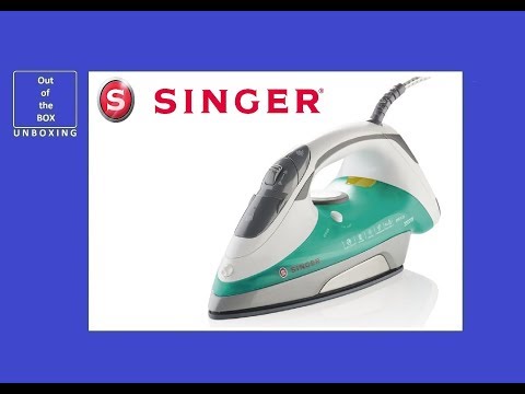 REVIEW SINGER SNG 5.22 Steam Iron UNBOXING (2200W, 3 way auto-off security  and self-cleaning) 