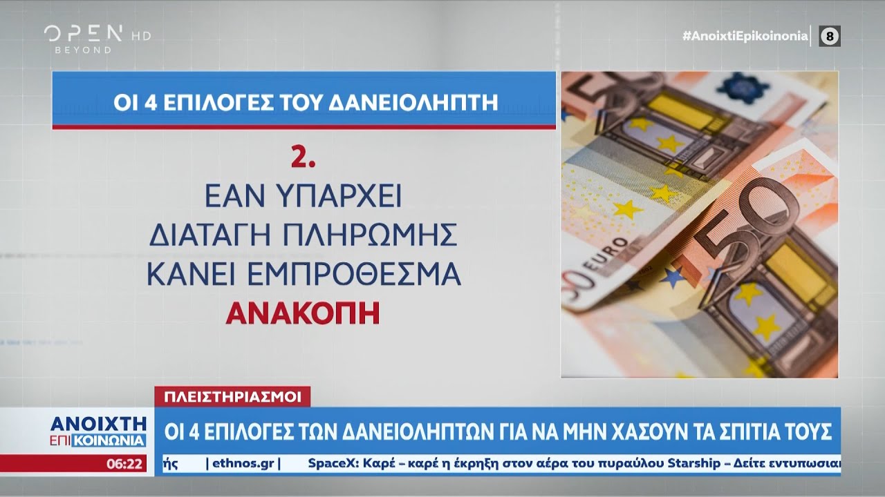 Πλειστηριασμοί: Οι 4 επιλογές των δανειοληπτών για να μην χάσουν τα σπίτια τους | OPEN TV