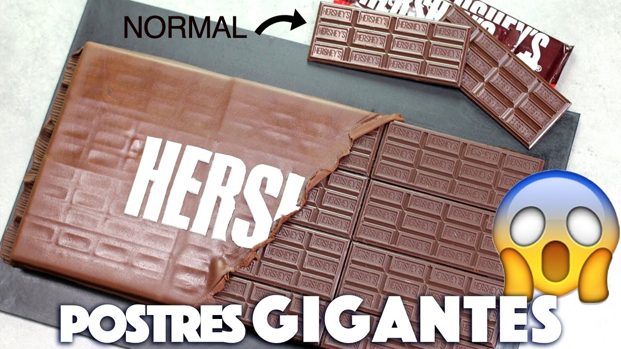 8 POSTRES GIGANTES | Cómo hacer KIT KAT enormes, HERSHEY'S, REESE'S y MÁS.