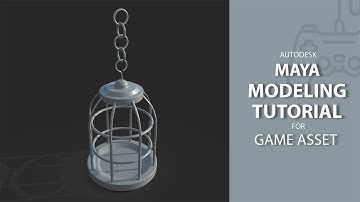 Cage / Game Asset / 3D Modeling Tutorial In Maya [Part_01]