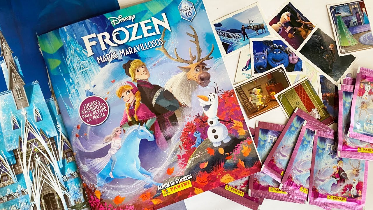 PANINI STICKER ALBUM Disney FROZEN Empty/Unused + 10 STK & POSTER