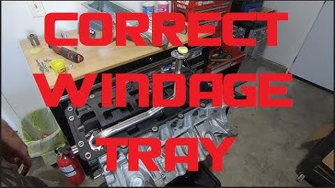 Pt 14 Installing Windage Tray & Oil Pickup Tube Clearance - 5.0 Stroker 4.6 Teksid Engine Block