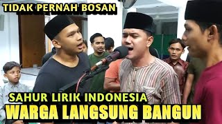 Suara Merdu ! Membangunkan Sahur Terbaik Di Indonesia (Lirik Indonesia)