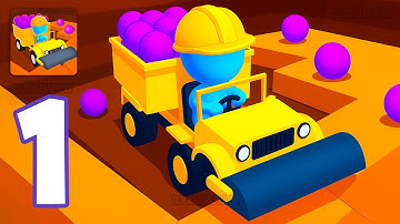 Boss Miner Gameplay Walkthrough Part 1 - Tutorial Collect Resource Mine Island (Android,iOS)